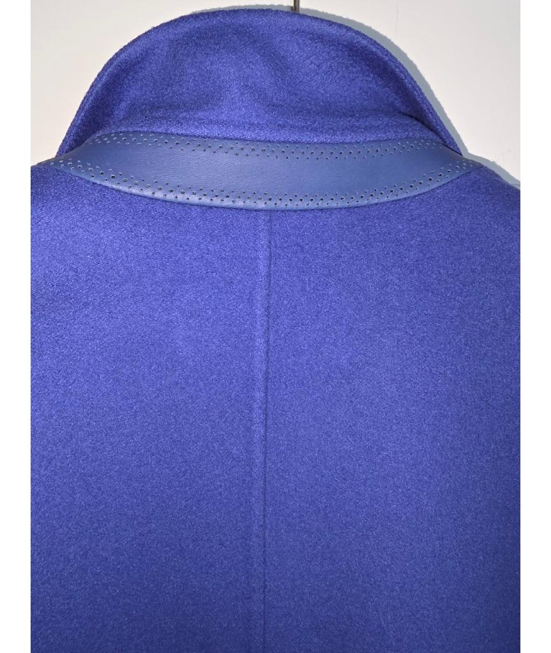 LORO PIANA Синее кашемировое пальто, фото 3