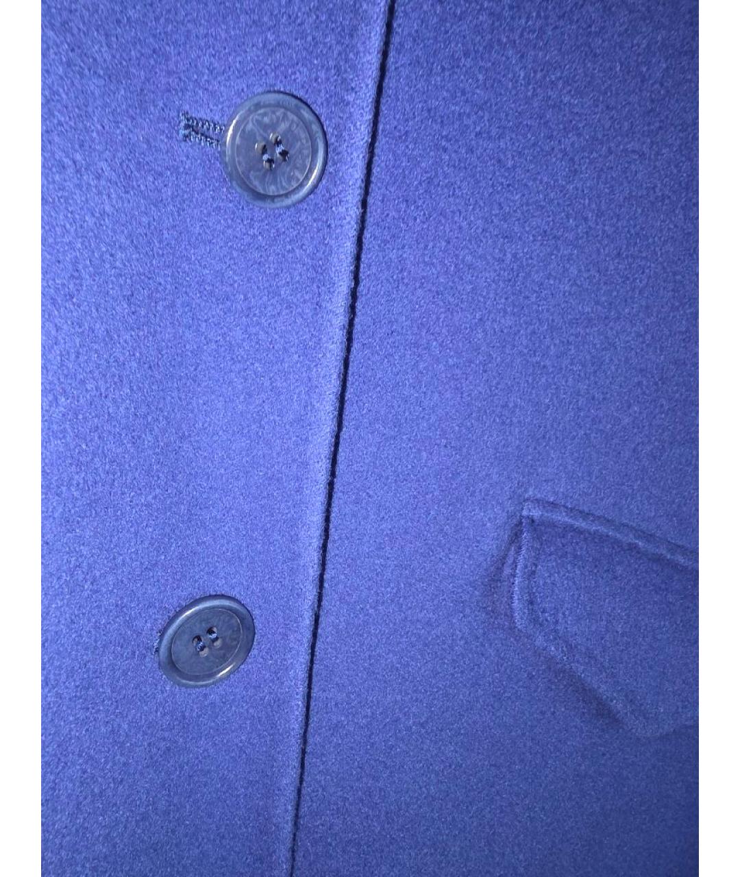 LORO PIANA Синее кашемировое пальто, фото 6
