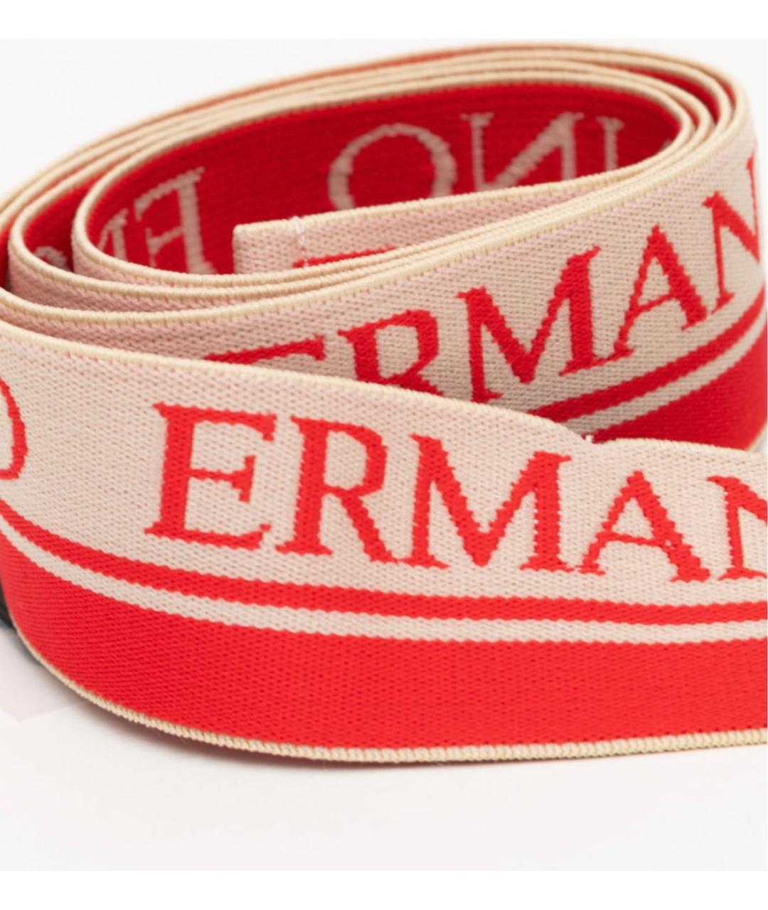 ERMANNO SCERVINO Красный резиновый ремень, фото 8