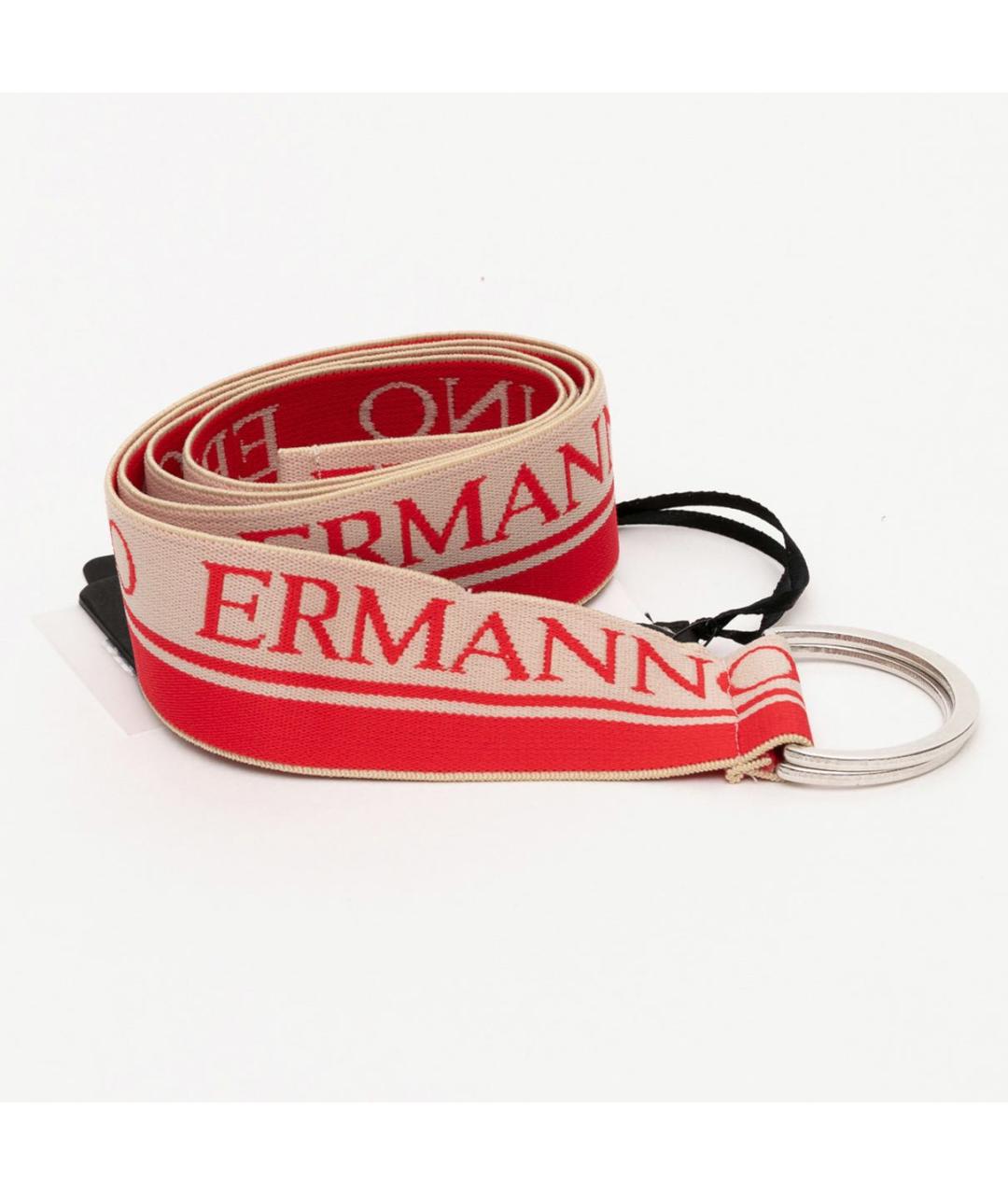 ERMANNO SCERVINO Красный резиновый ремень, фото 7