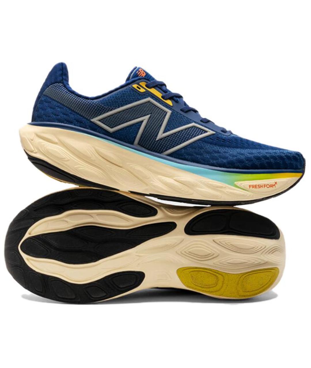 NEW BALANCE Синие текстильные низкие кроссовки / кеды, фото 3