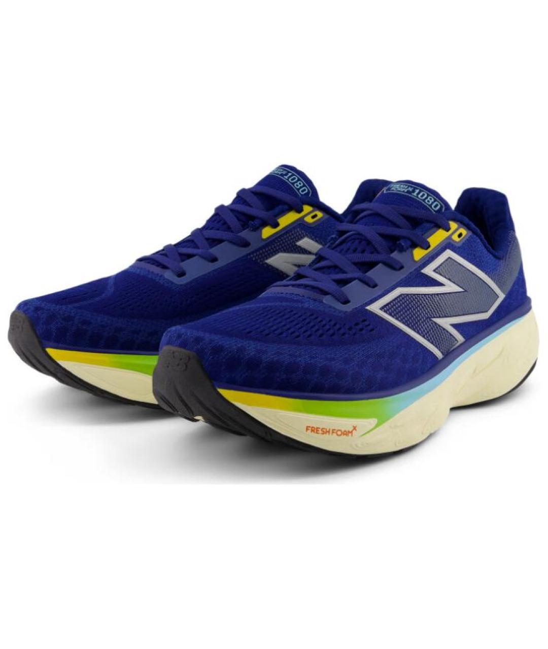 NEW BALANCE Синие текстильные низкие кроссовки / кеды, фото 2
