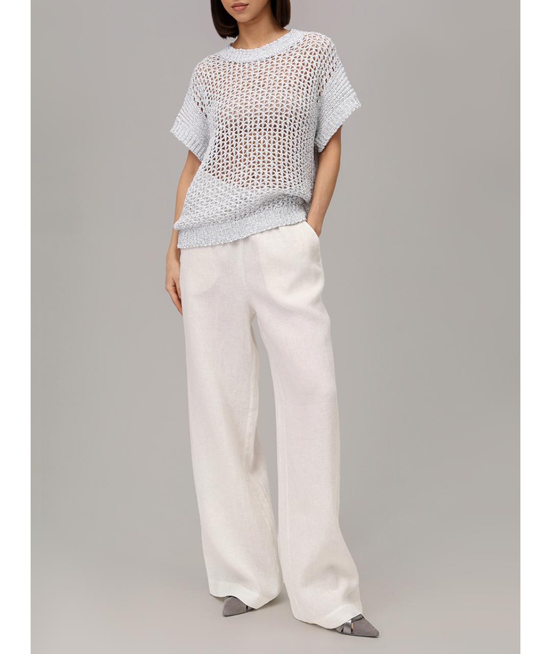 PANICALE Серый хлопковый джемпер / свитер, фото 2