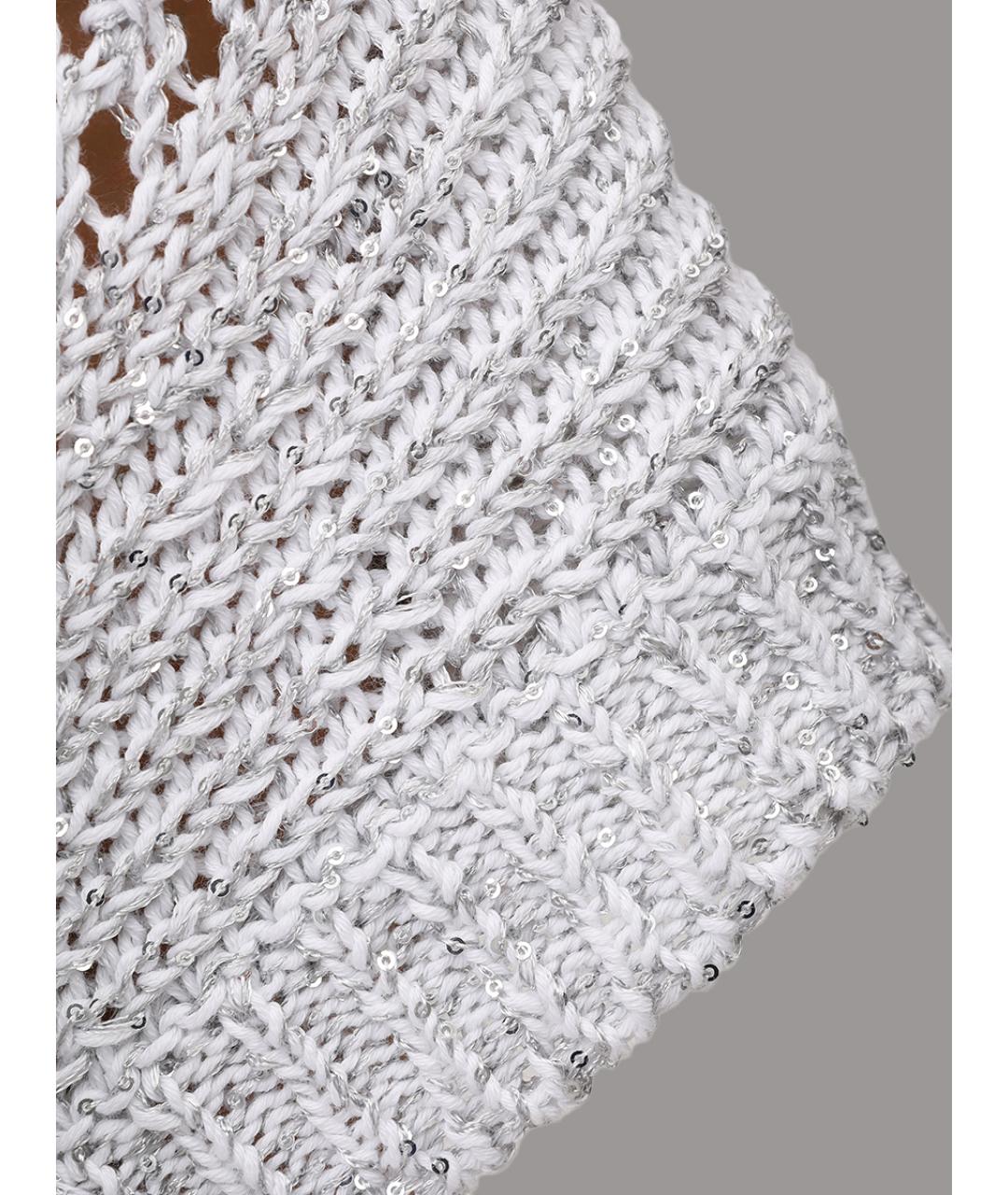 PANICALE Серый хлопковый джемпер / свитер, фото 6