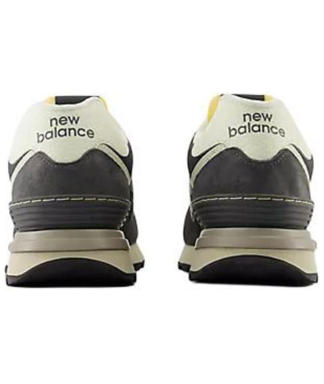 NEW BALANCE Серые замшевые кроссовки, фото 5