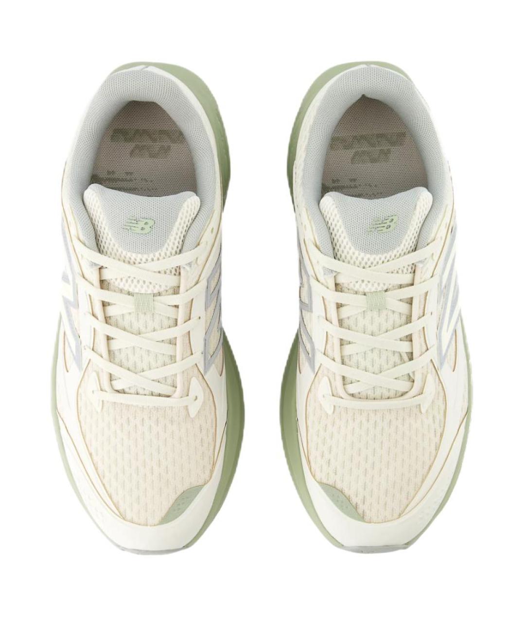 NEW BALANCE Белые текстильные низкие кроссовки / кеды, фото 4