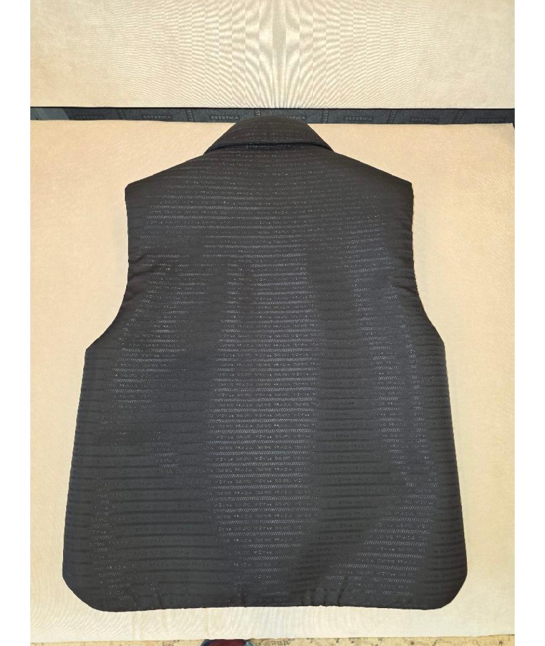 PRADA Черный полиэстеровый жилет, фото 2