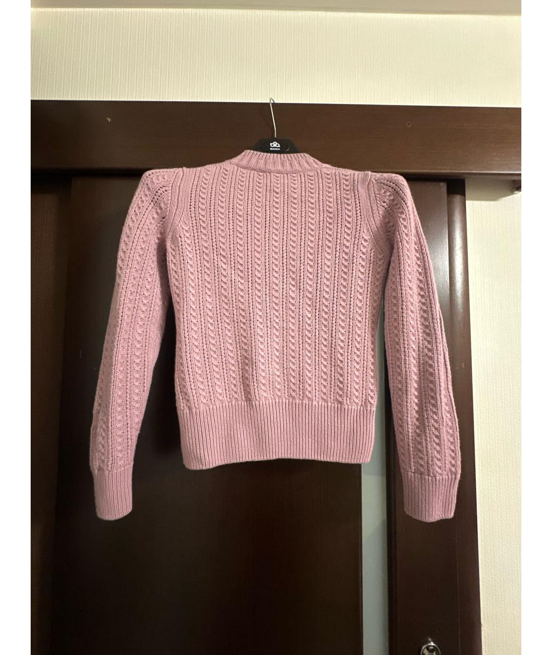 LORO PIANA Фиолетовый кашемировый джемпер / свитер, фото 2