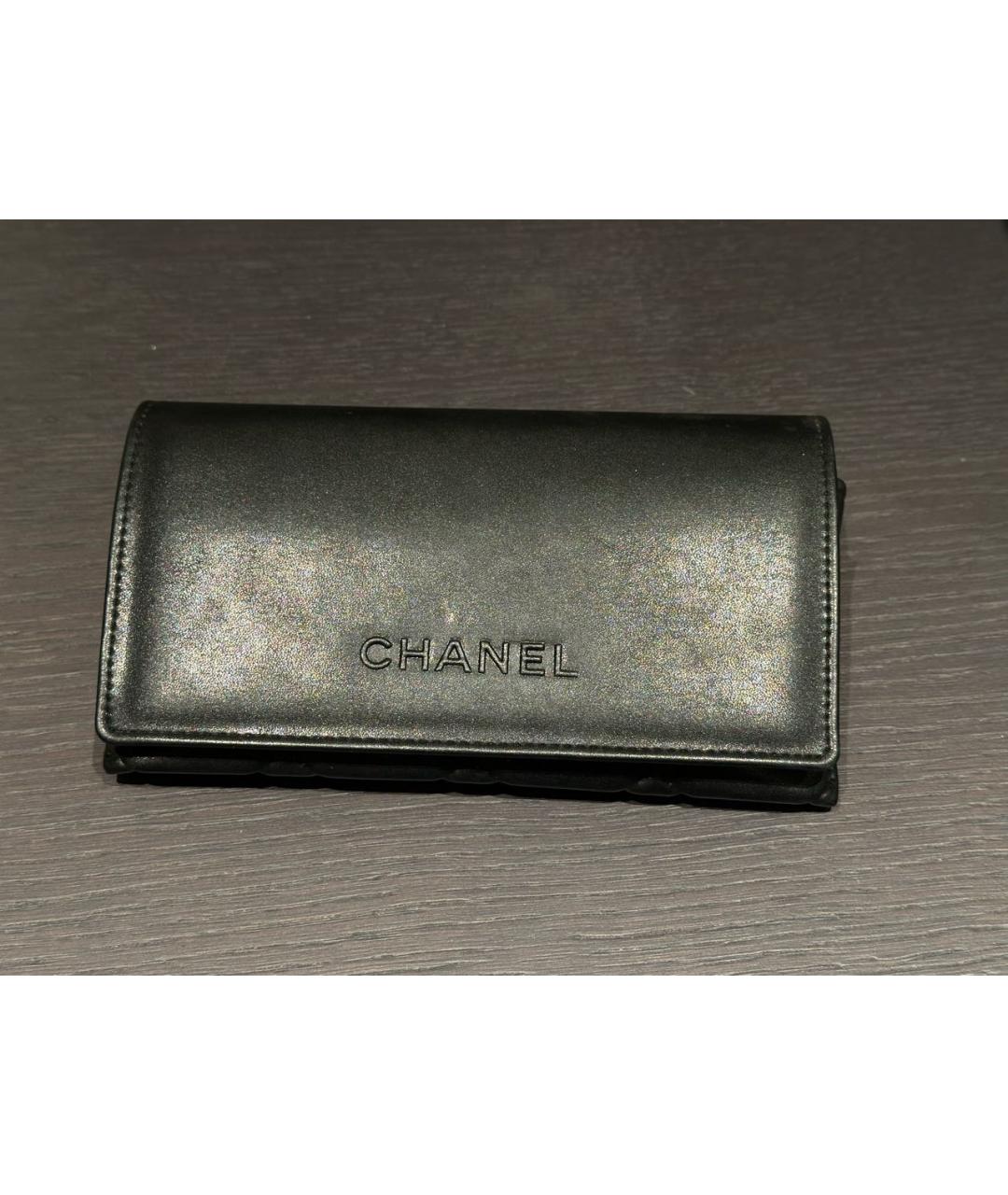 CHANEL Золотые металлические солнцезащитные очки, фото 4