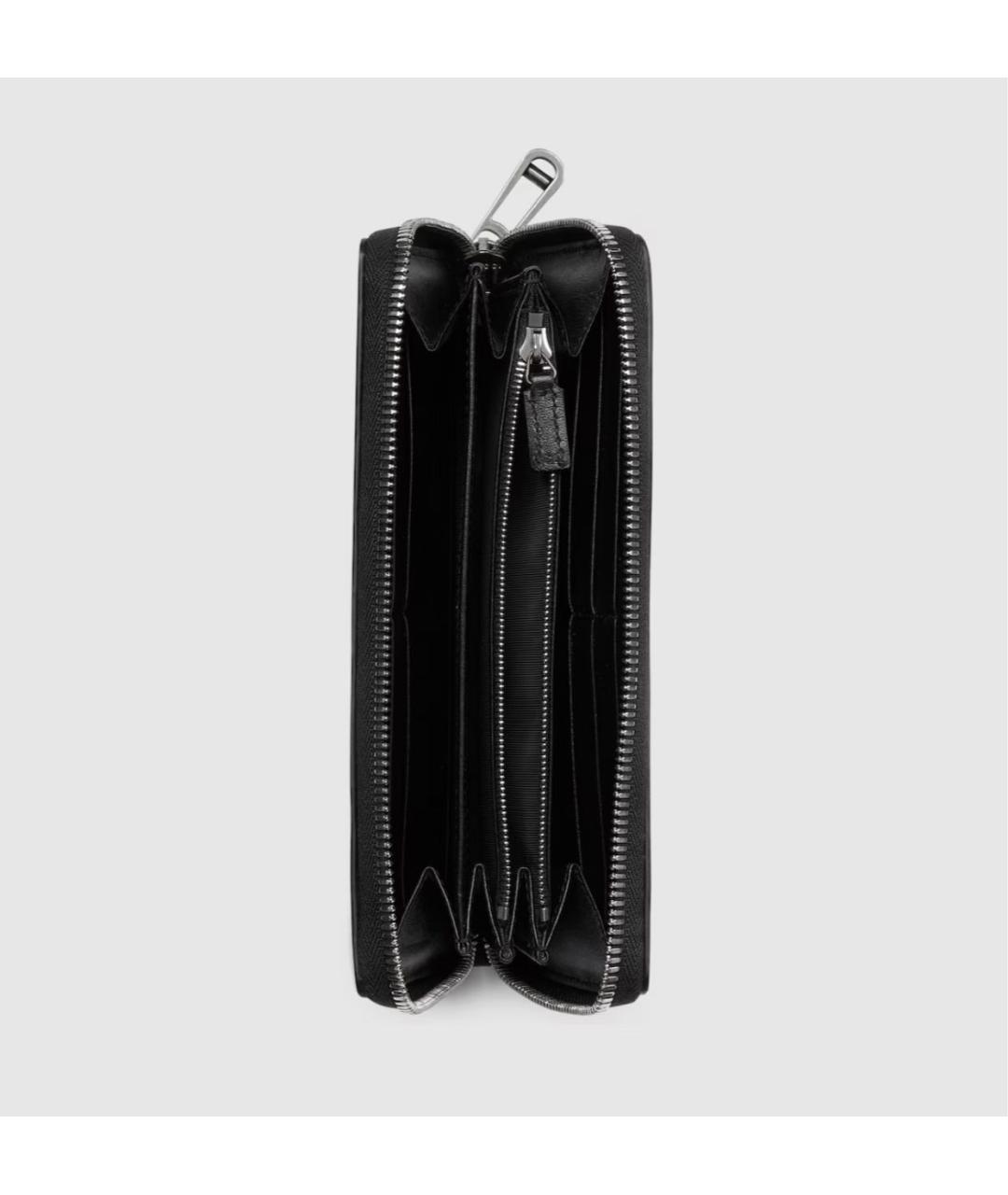 GUCCI Черный кожаный кошелек, фото 2