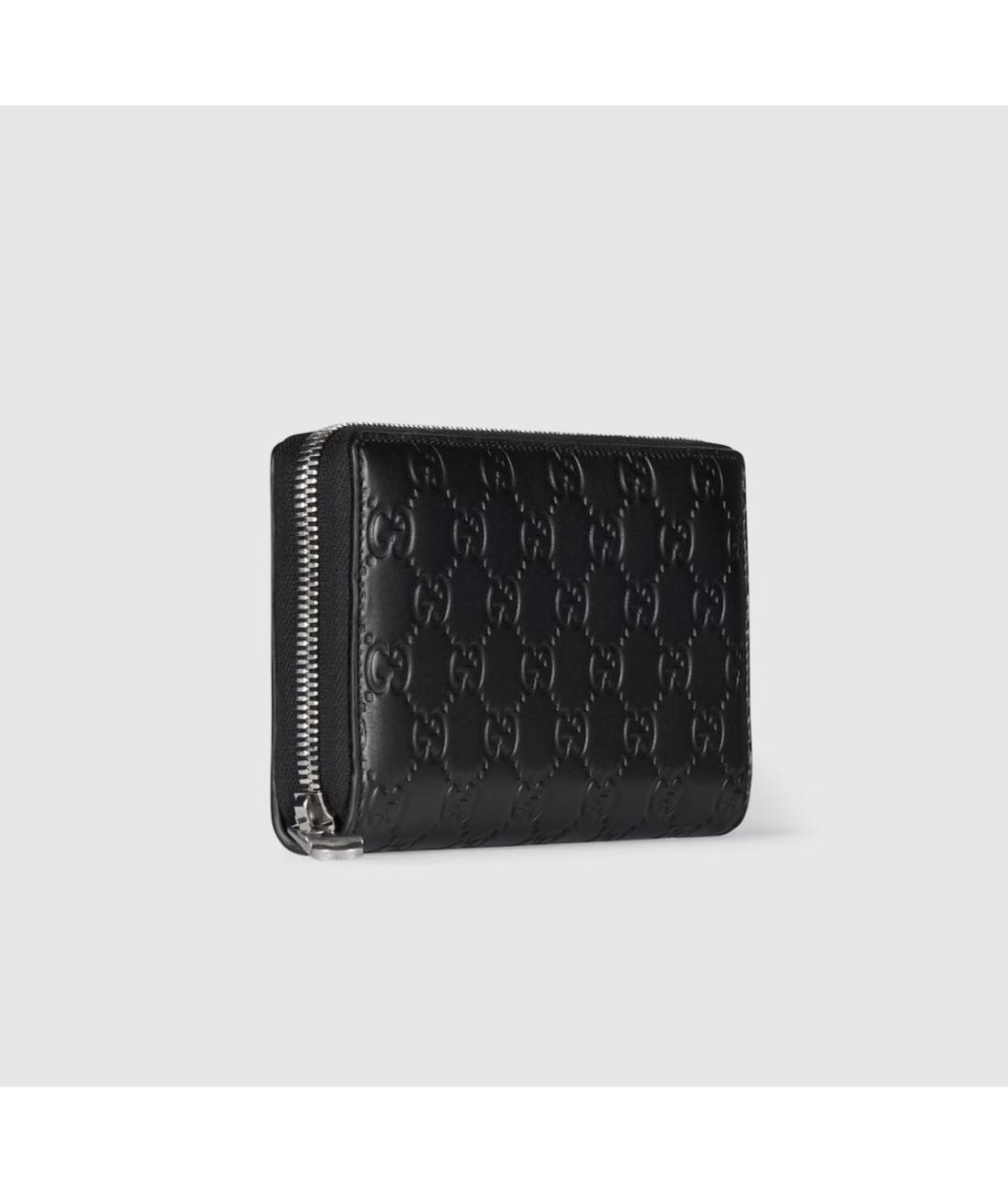 GUCCI Черный кожаный кошелек, фото 3