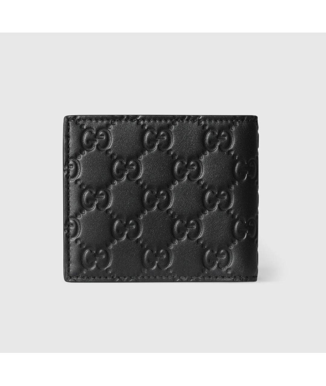 GUCCI Черный кожаный кошелек, фото 5