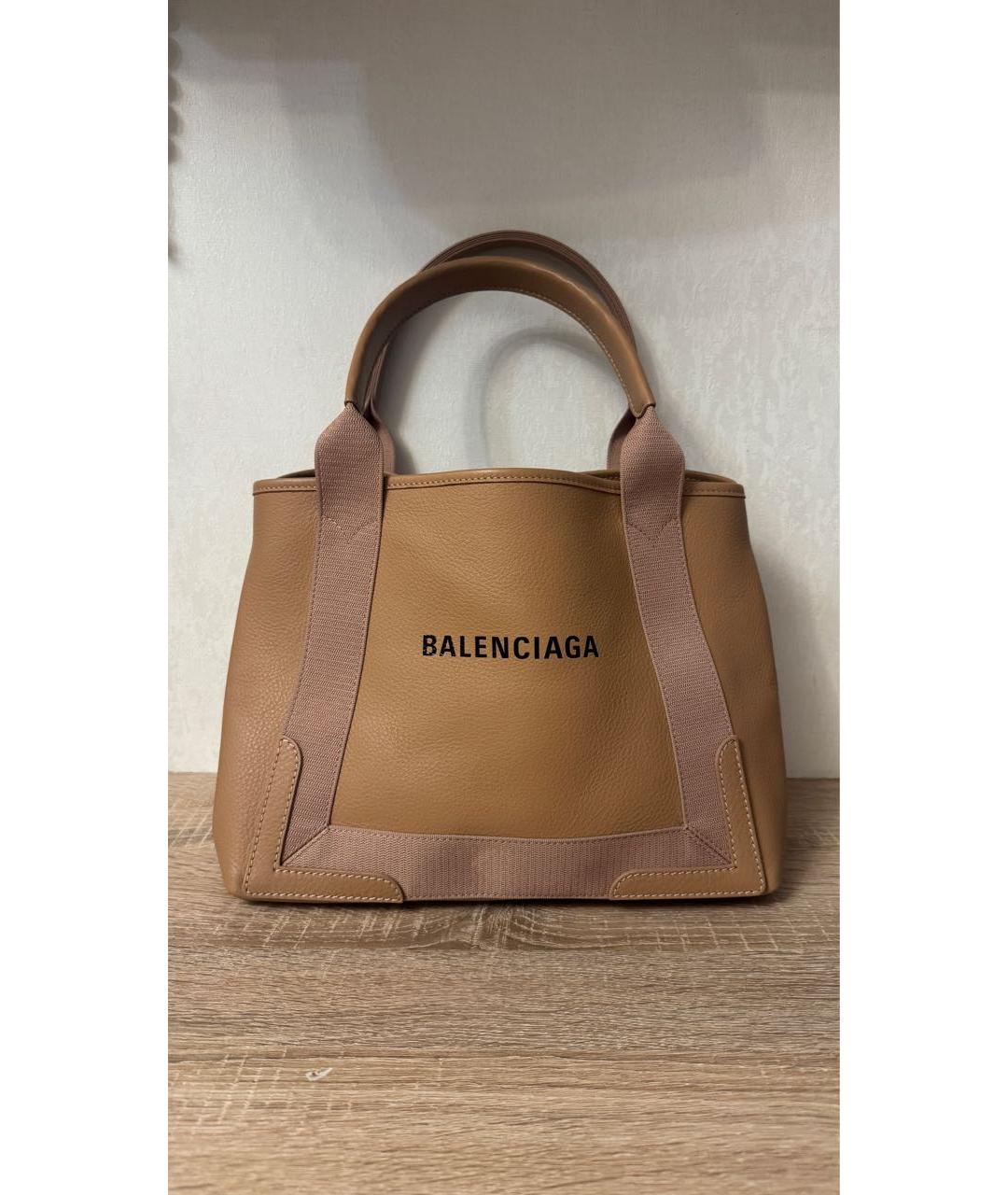 BALENCIAGA Кожаная сумка тоут, фото 9