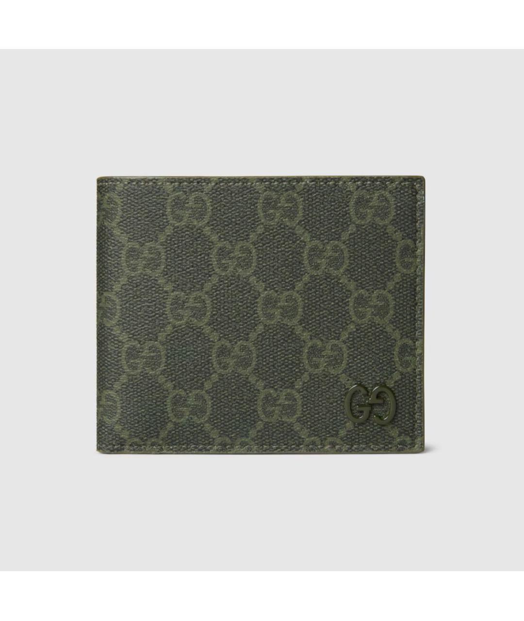 GUCCI Зеленый кожаный кошелек, фото 6