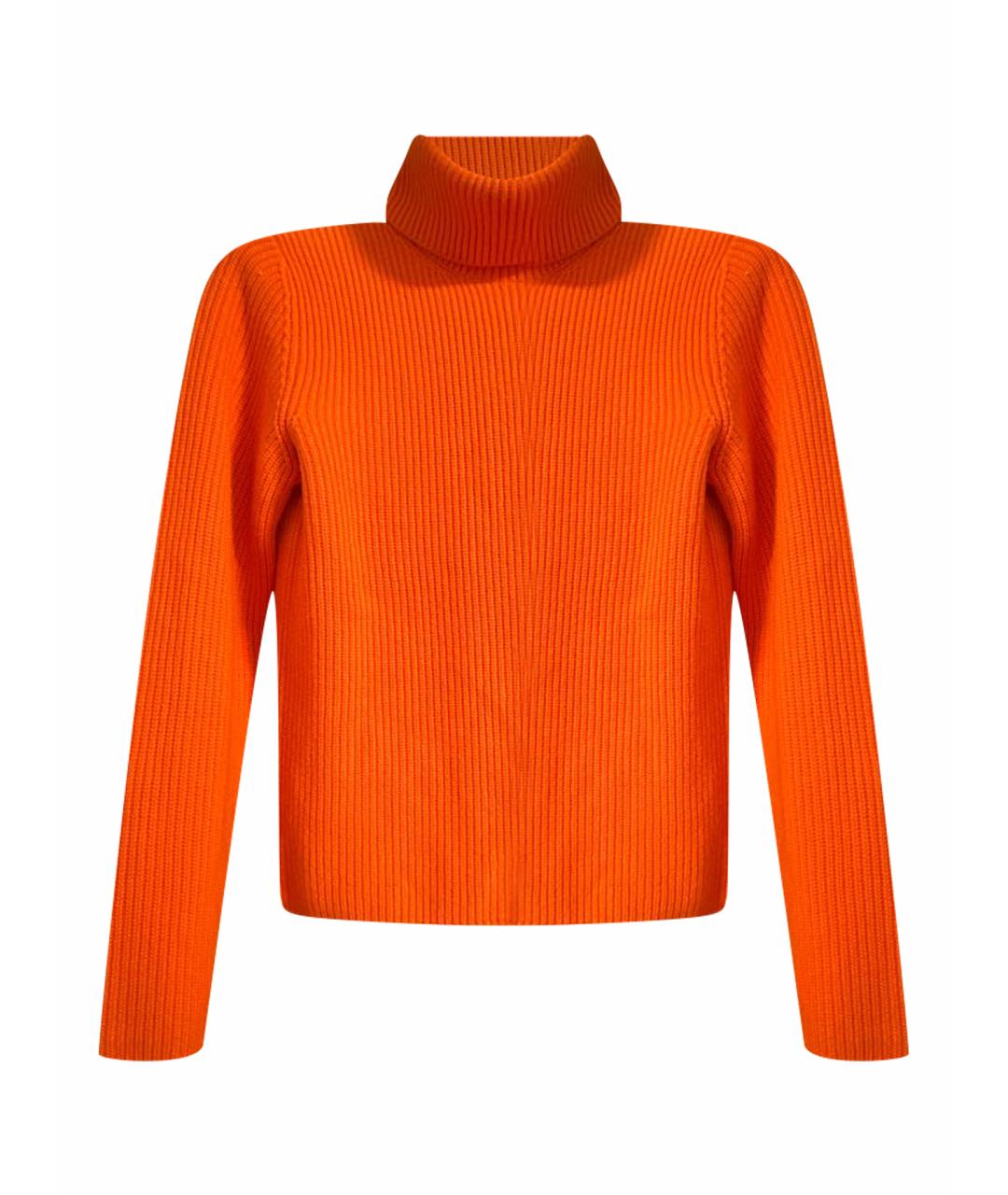 RALPH LAUREN Оранжевый кашемировый джемпер / свитер, фото 1