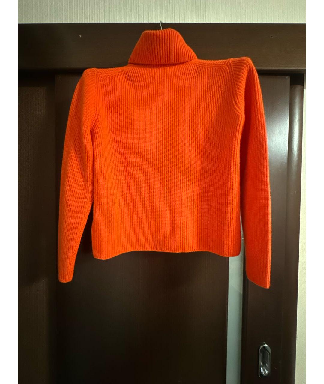 RALPH LAUREN Оранжевый кашемировый джемпер / свитер, фото 2