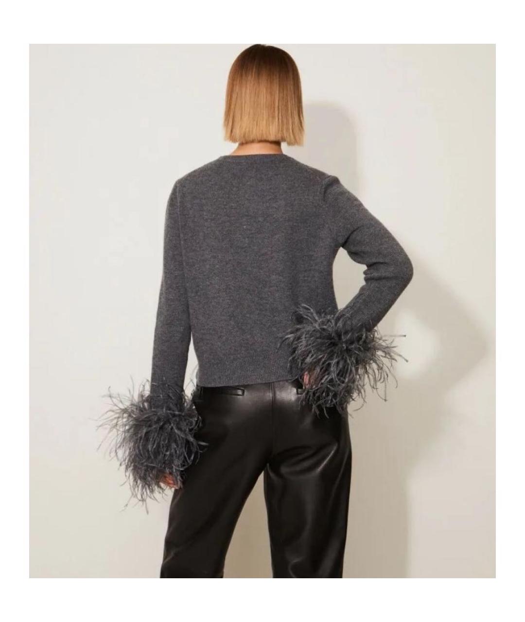 12 STOREEZ Серый шерстяной кардиган, фото 7