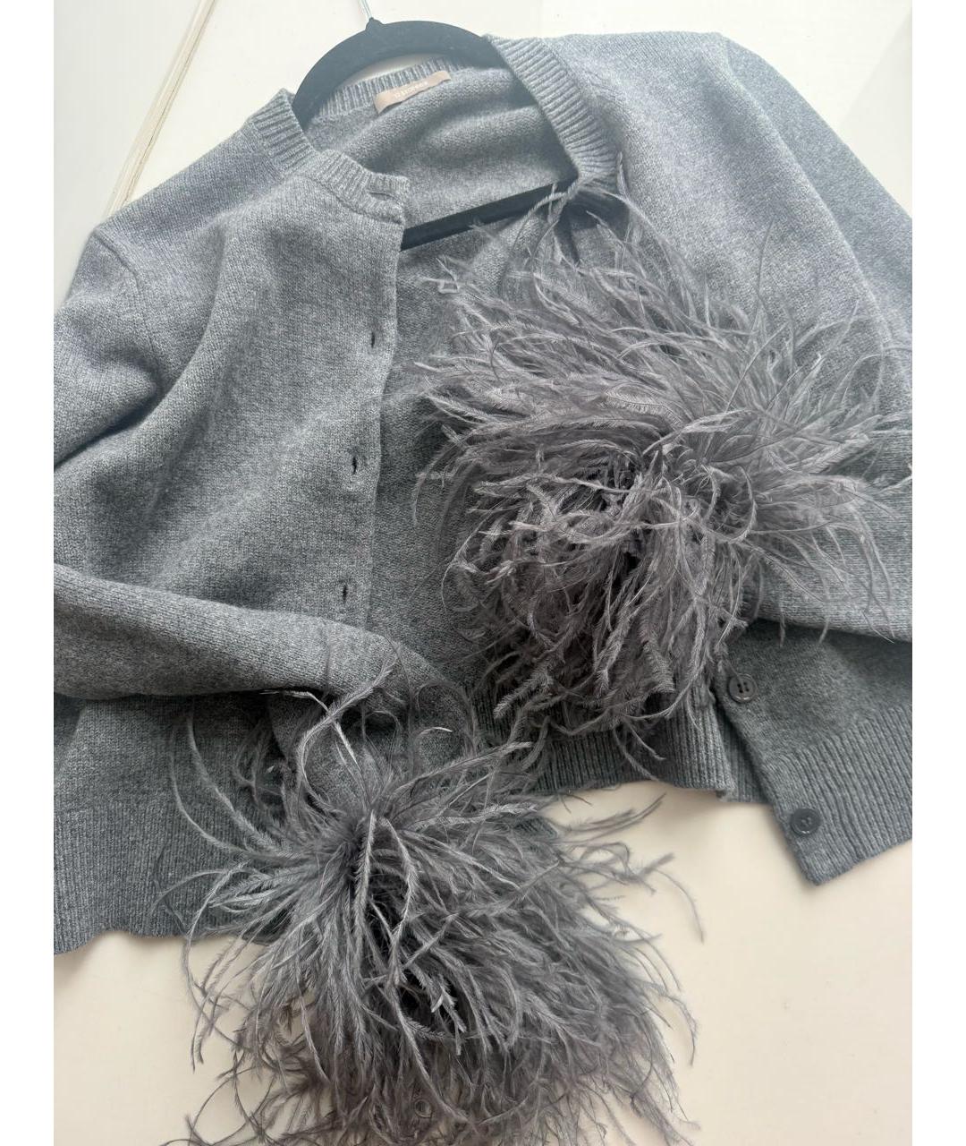 12 STOREEZ Серый шерстяной кардиган, фото 5