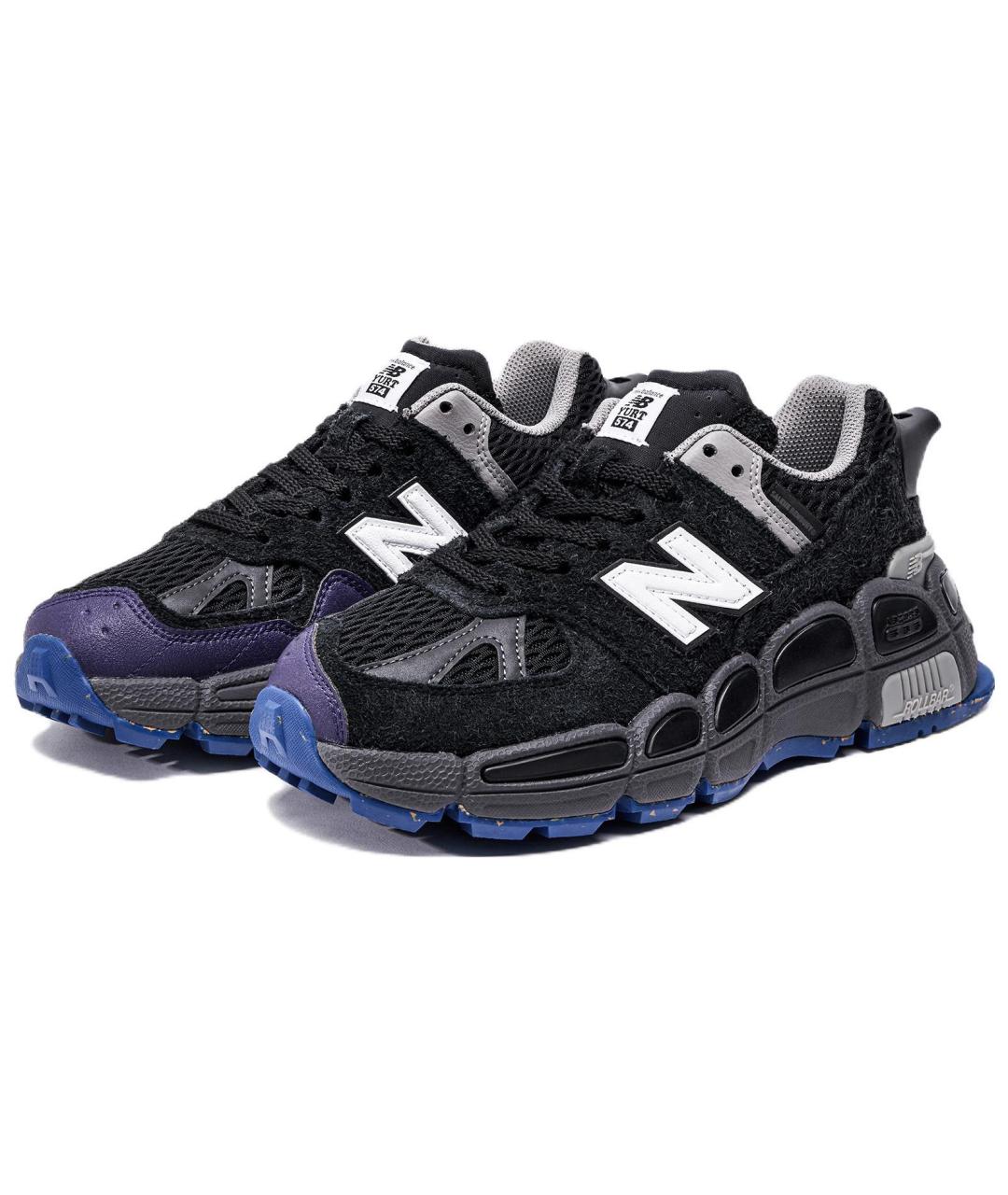 NEW BALANCE Черные замшевые кроссовки, фото 3