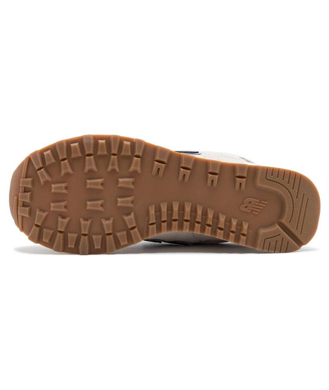 NEW BALANCE Серые замшевые кроссовки, фото 5