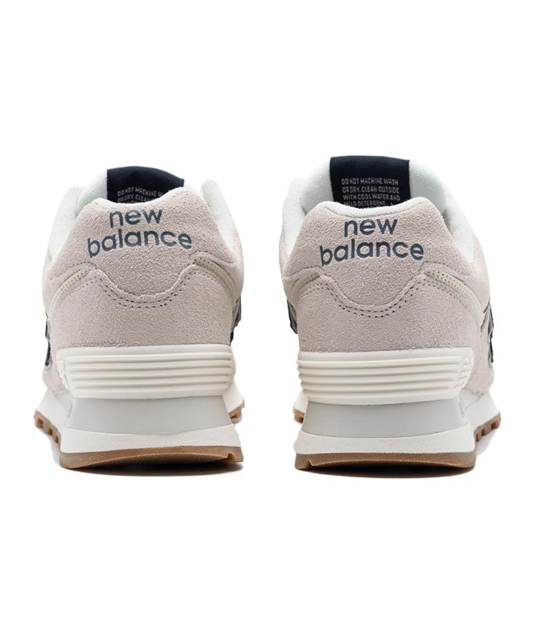 NEW BALANCE Серые замшевые кроссовки, фото 4