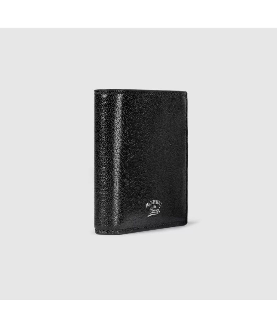 GUCCI Черный кожаный кошелек, фото 4