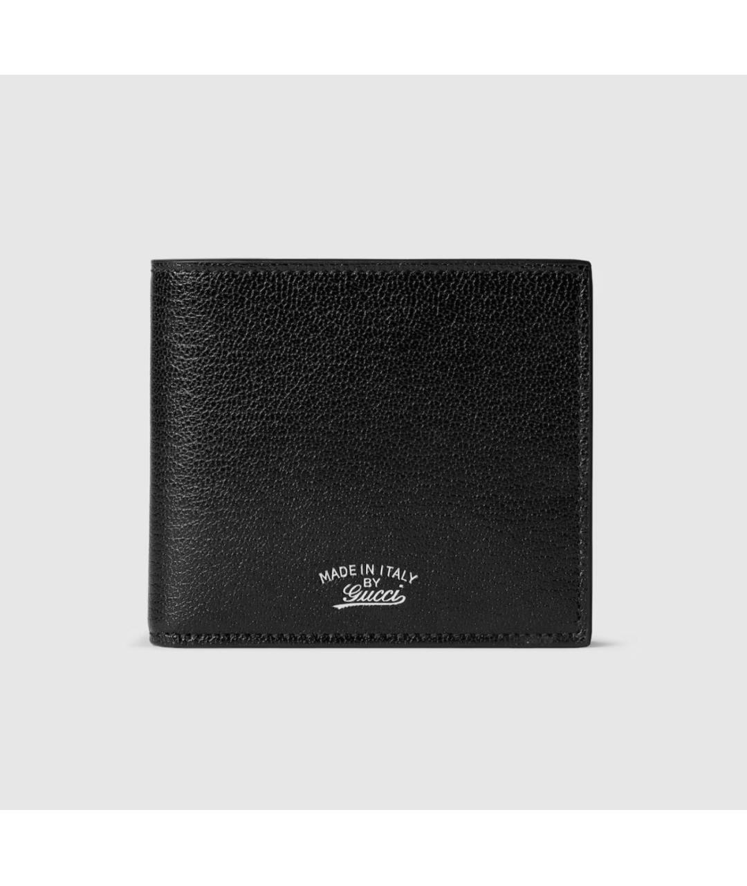 GUCCI Черный кожаный кошелек, фото 6