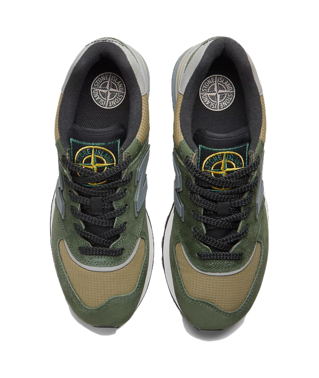 NEW BALANCE Хаки замшевые кроссовки, фото 3