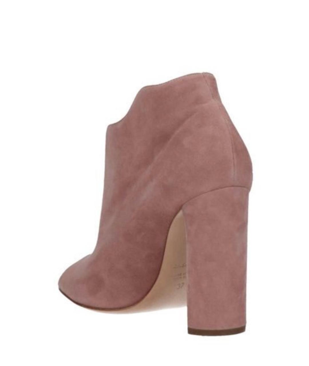 CASADEI Розовые замшевые ботильоны, фото 4