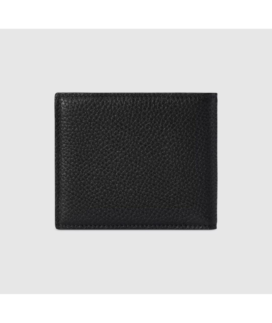 GUCCI Черный кожаный кошелек, фото 5