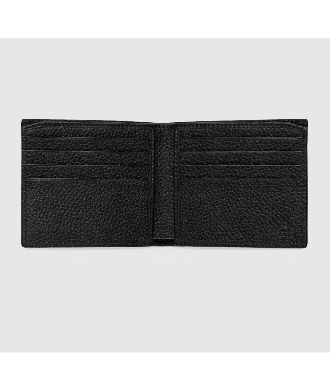 GUCCI Черный кожаный кошелек, фото 2