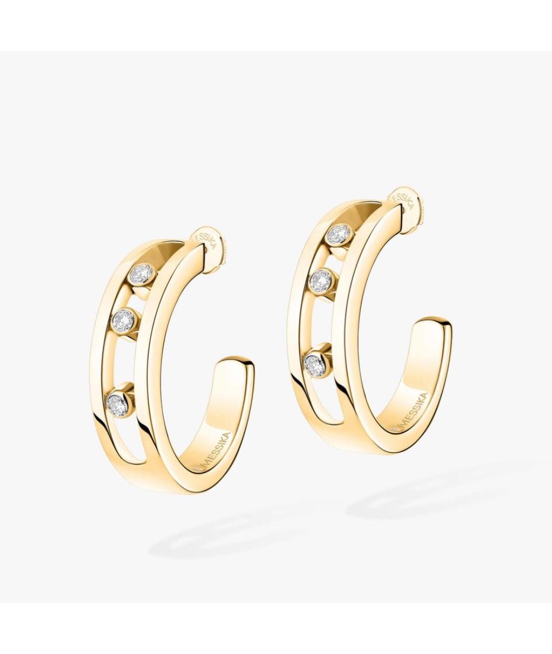 MESSIKA Золотые серьги из желтого золота, фото 3