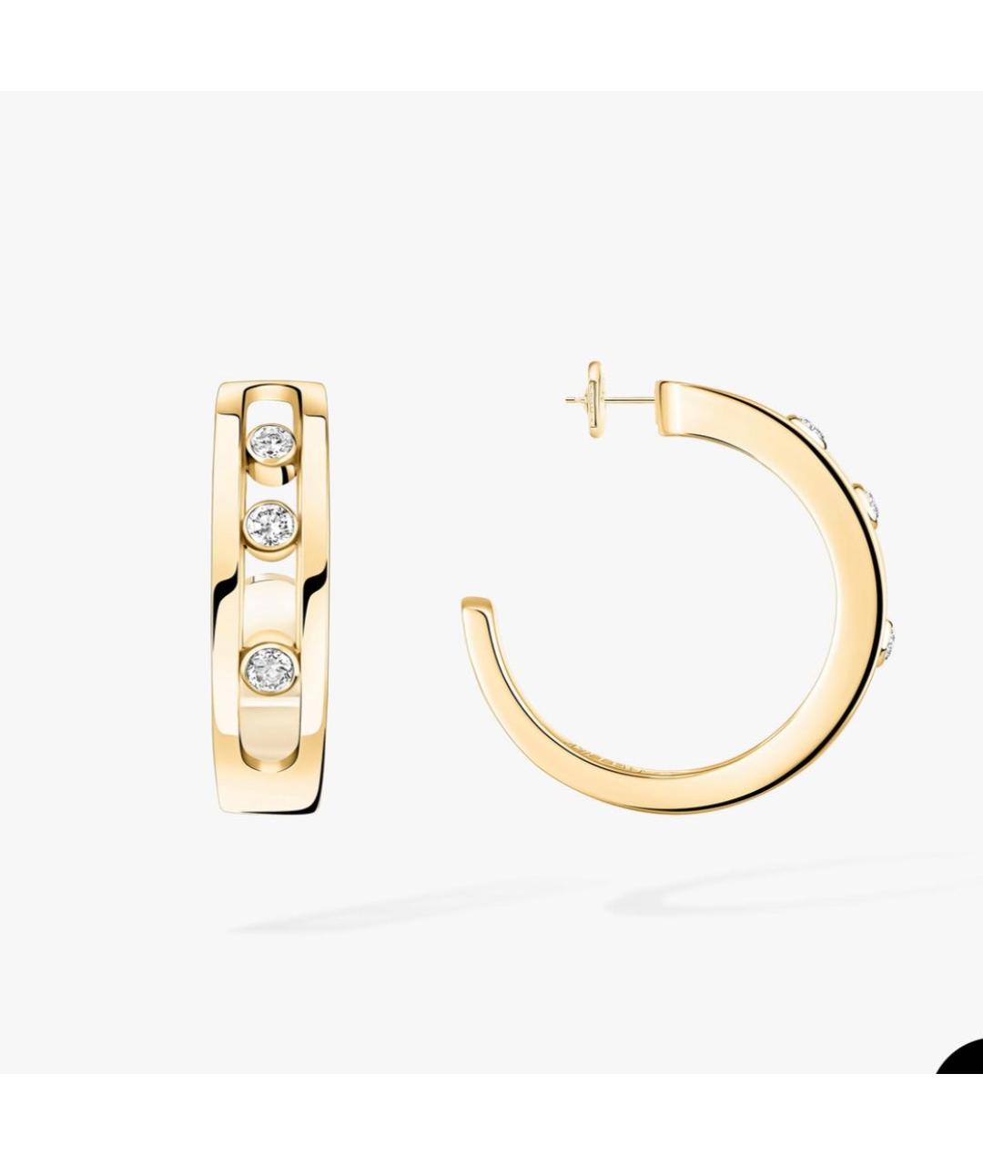 MESSIKA Золотые серьги из желтого золота, фото 5