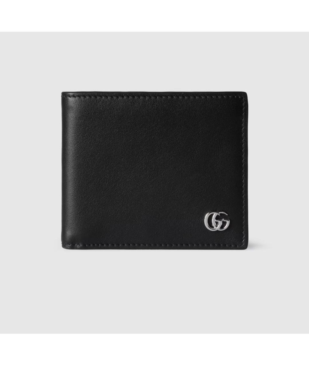 GUCCI Черный кожаный кошелек, фото 6