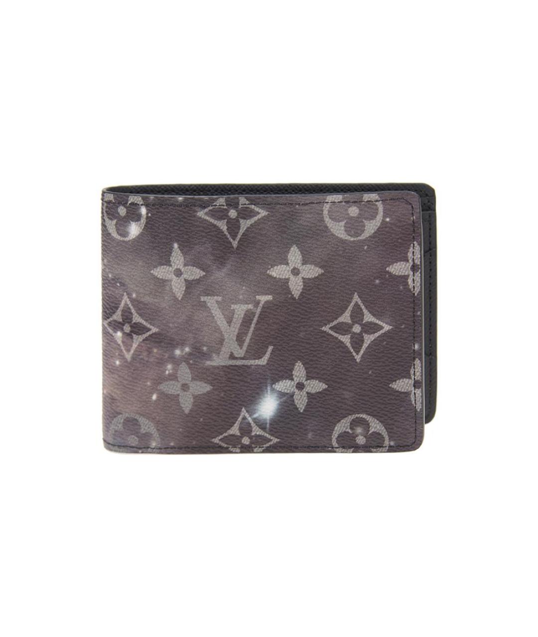 LOUIS VUITTON Антрацитовый кошелек, фото 6
