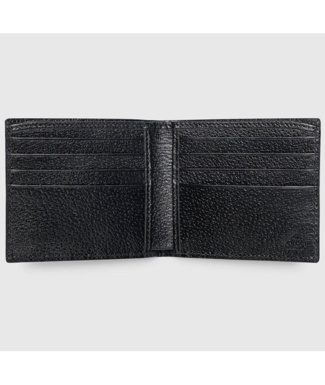 GUCCI Черный кожаный кошелек, фото 2