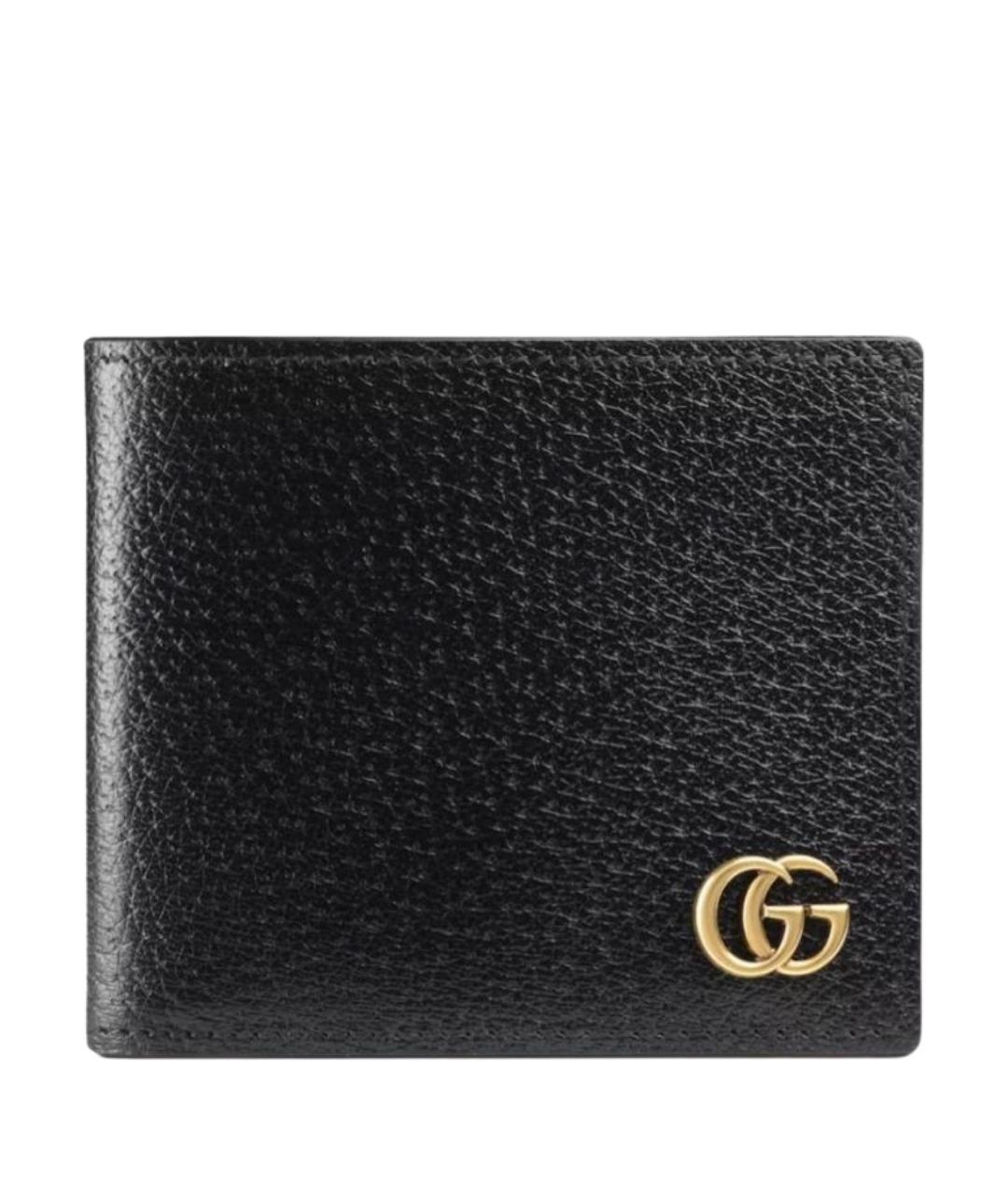 GUCCI Черный кожаный кошелек, фото 1