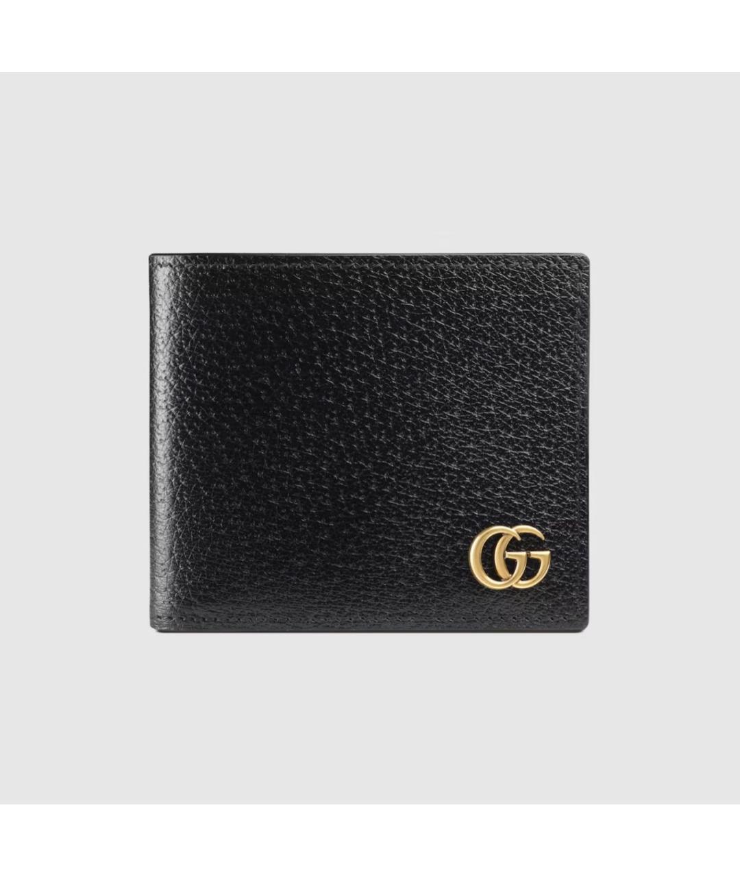 GUCCI Черный кожаный кошелек, фото 4