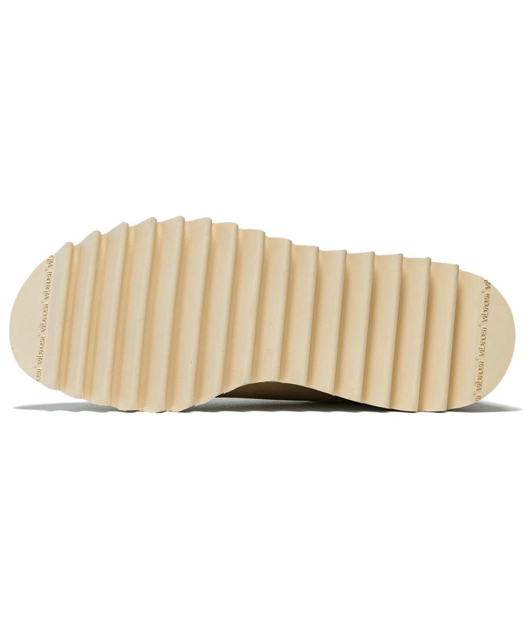 NEW BALANCE Бежевые кожаные кроссовки, фото 5