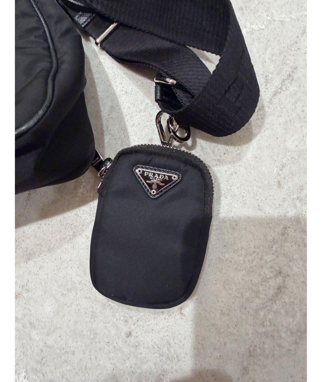 PRADA Черная сумка через плечо, фото 4