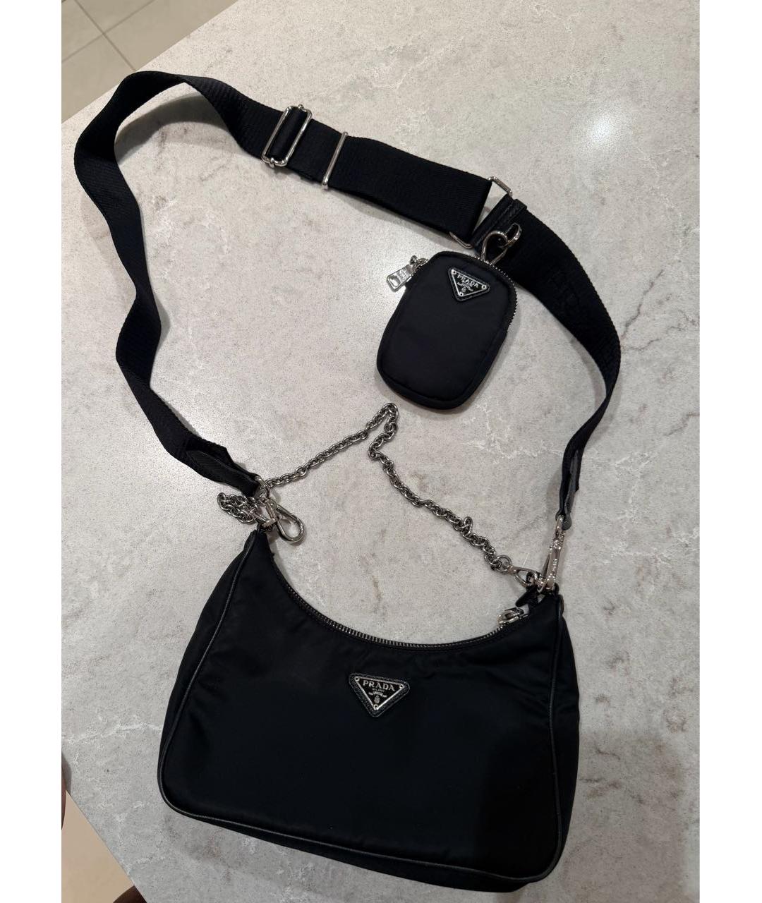 PRADA Черная сумка через плечо, фото 7