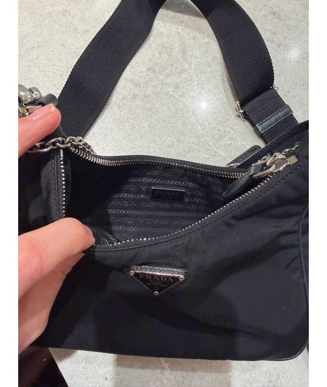 PRADA Черная сумка через плечо, фото 6