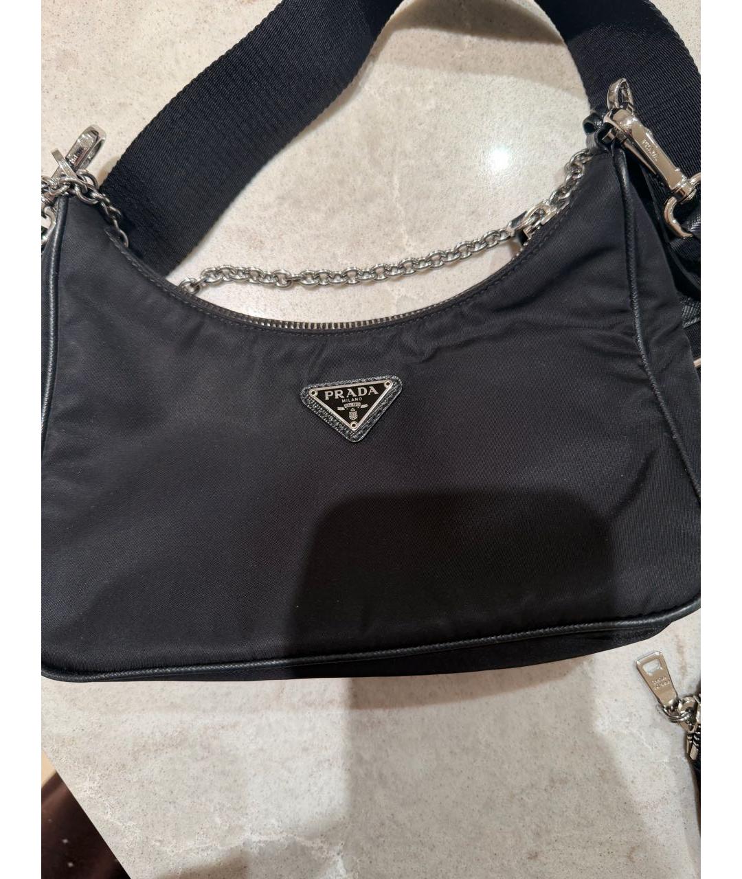 PRADA Черная сумка через плечо, фото 3