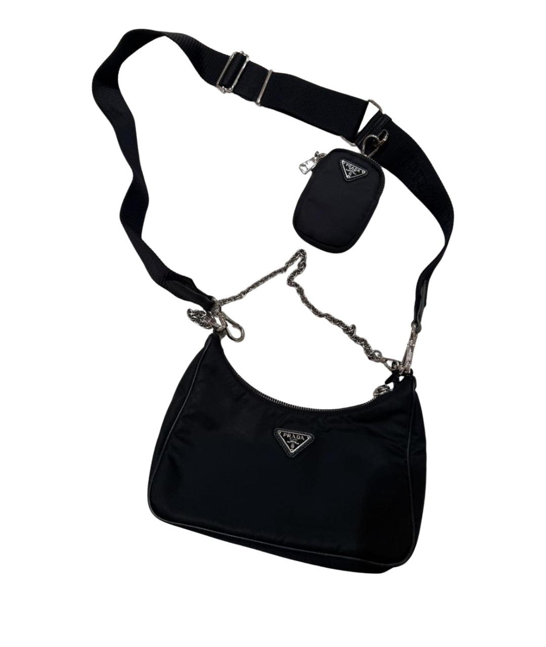 PRADA Черная сумка через плечо, фото 1