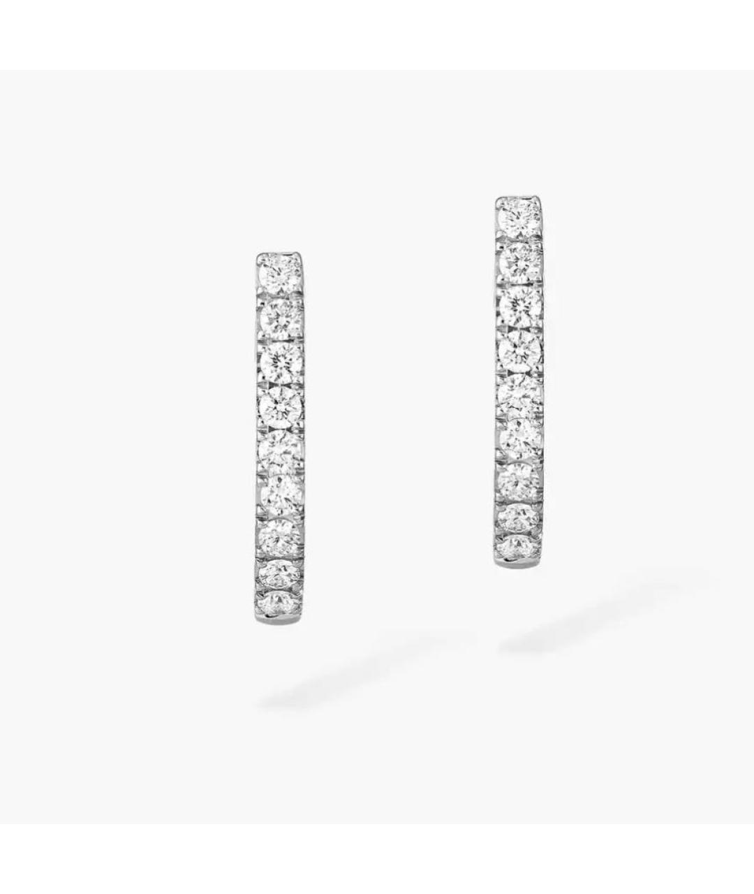 MESSIKA Серебряные серьги из белого золота, фото 2