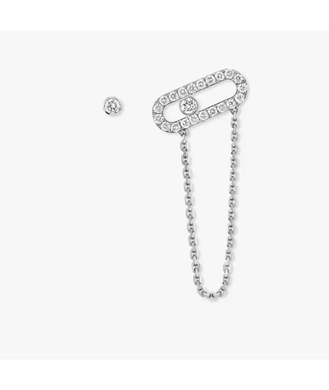 MESSIKA Серебряные серьги из белого золота, фото 2