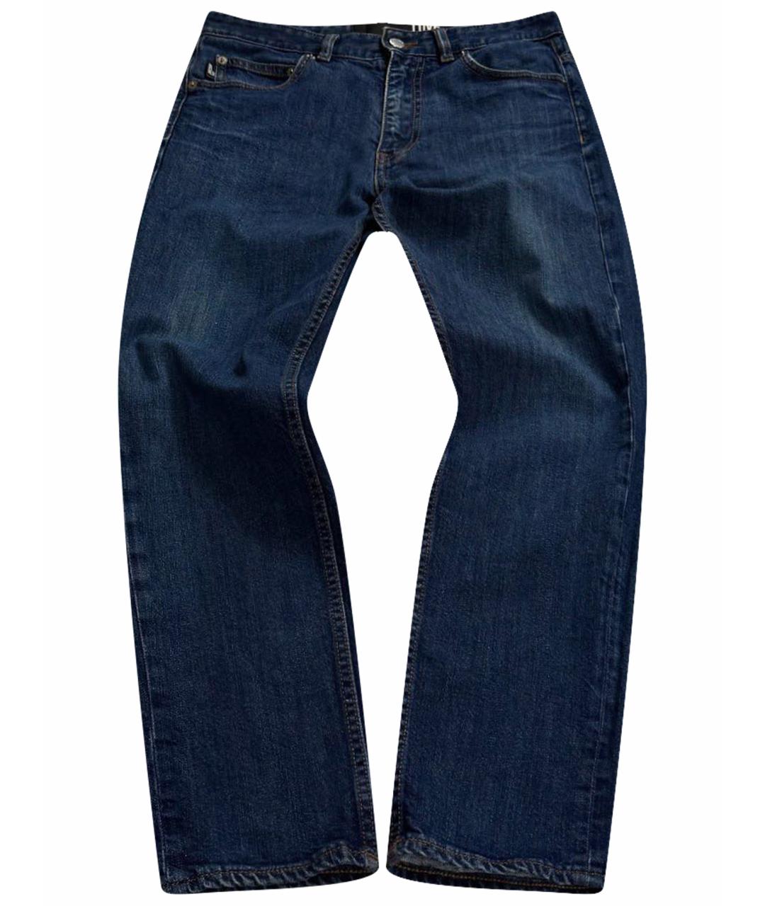 LOVE MOSCHINO Синие хлопковые джинсы, фото 1