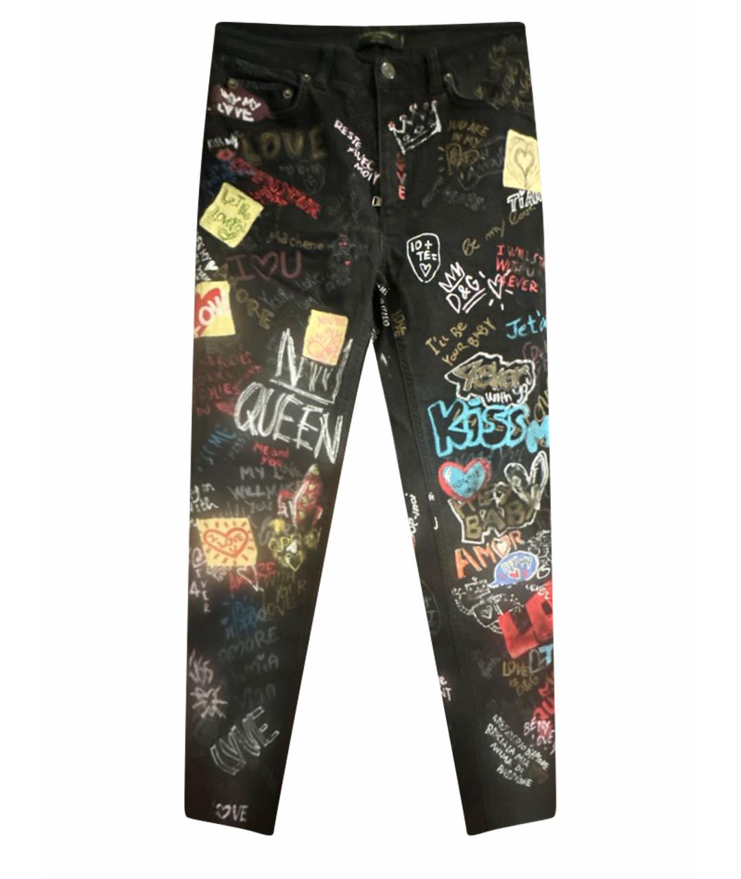 DOLCE&GABBANA Мульти джинсы слим, фото 1