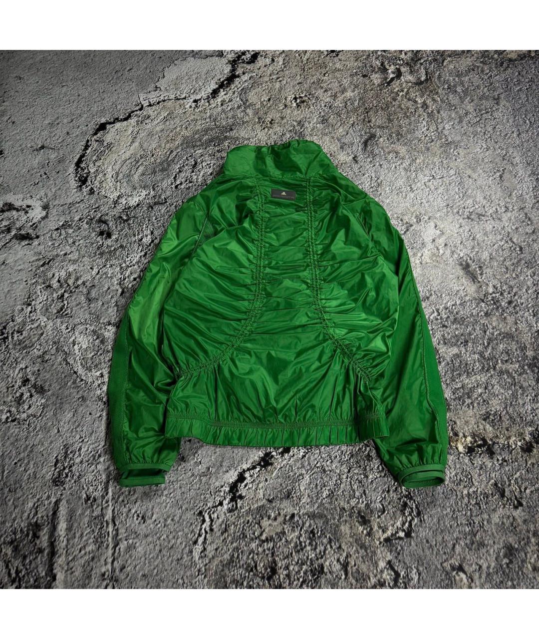 ADIDAS BY STELLA MCCARTNEY Зеленая полиэстеровая куртка, фото 2