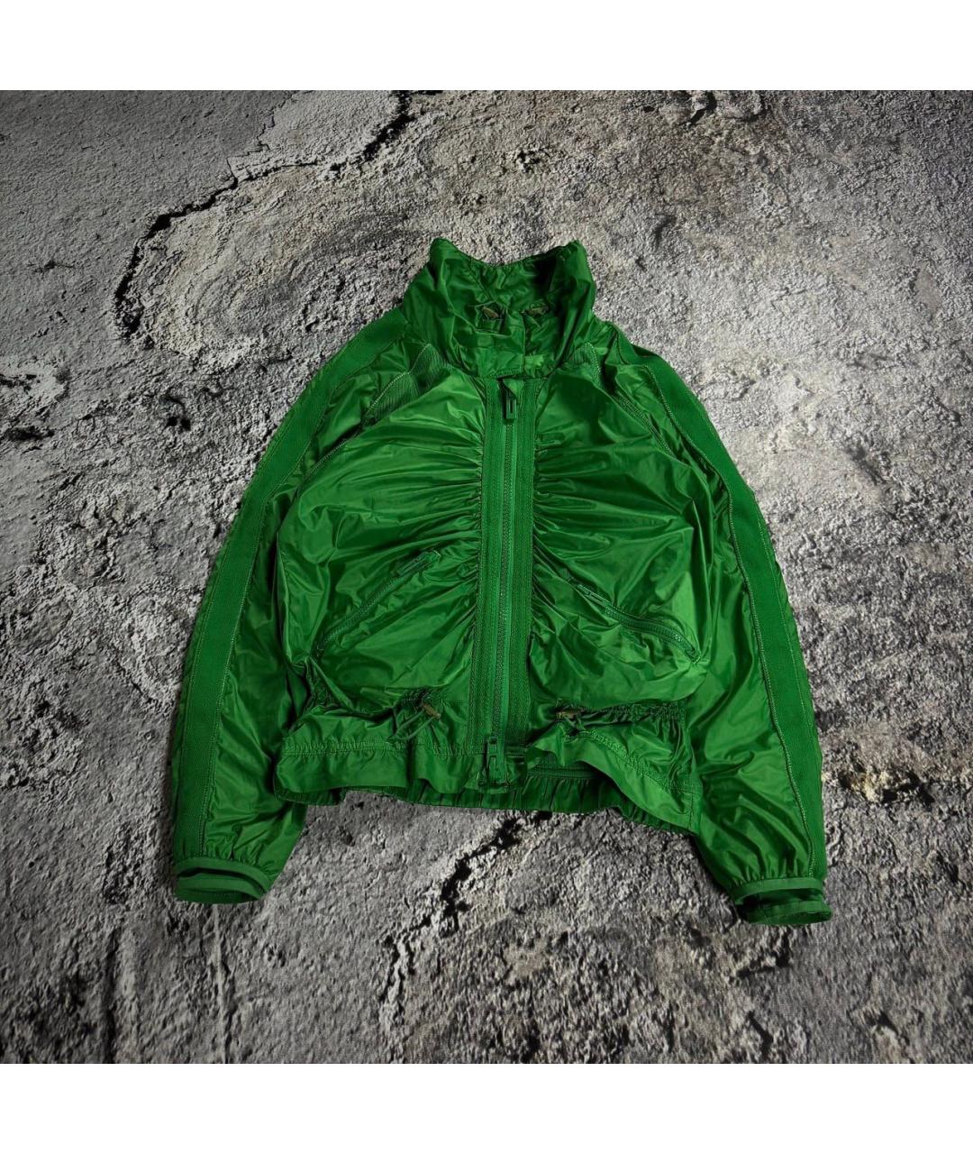 ADIDAS BY STELLA MCCARTNEY Зеленая полиэстеровая куртка, фото 9